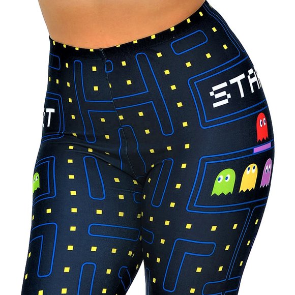 PAC MAN - 3D LASER PRINT LEGGINGS - Picture 4 of 9